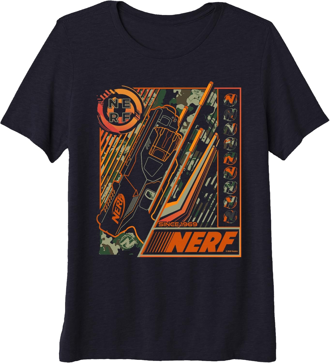 image:imageNerf Blaster Since 1969 Poster Premium TriBlend TShirtNavy Blue