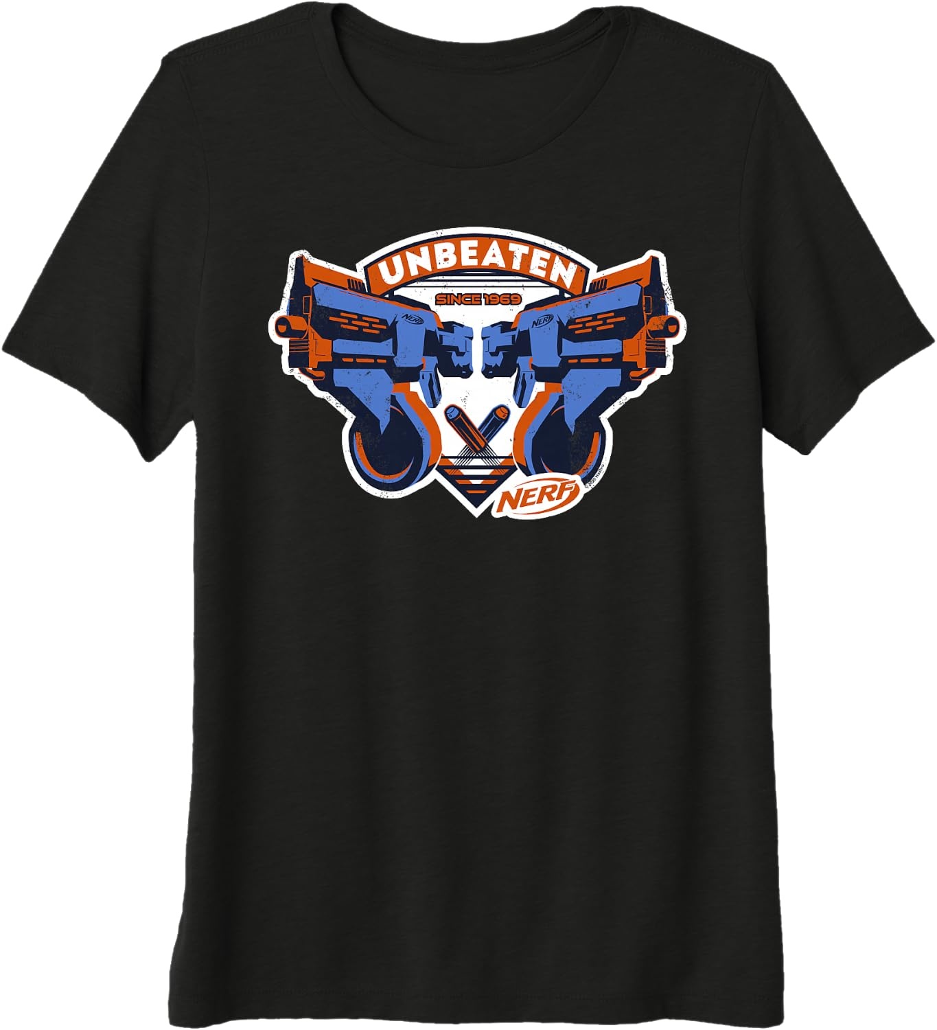 image:imageNerf Blasters Unbeaten Logo Premium Triblend TShirtBlack
