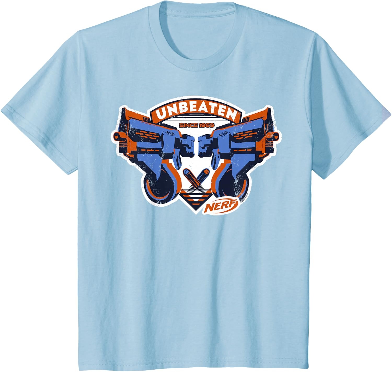 image:imageNerf Blasters Unbeaten Logo TShirtBaby Blue