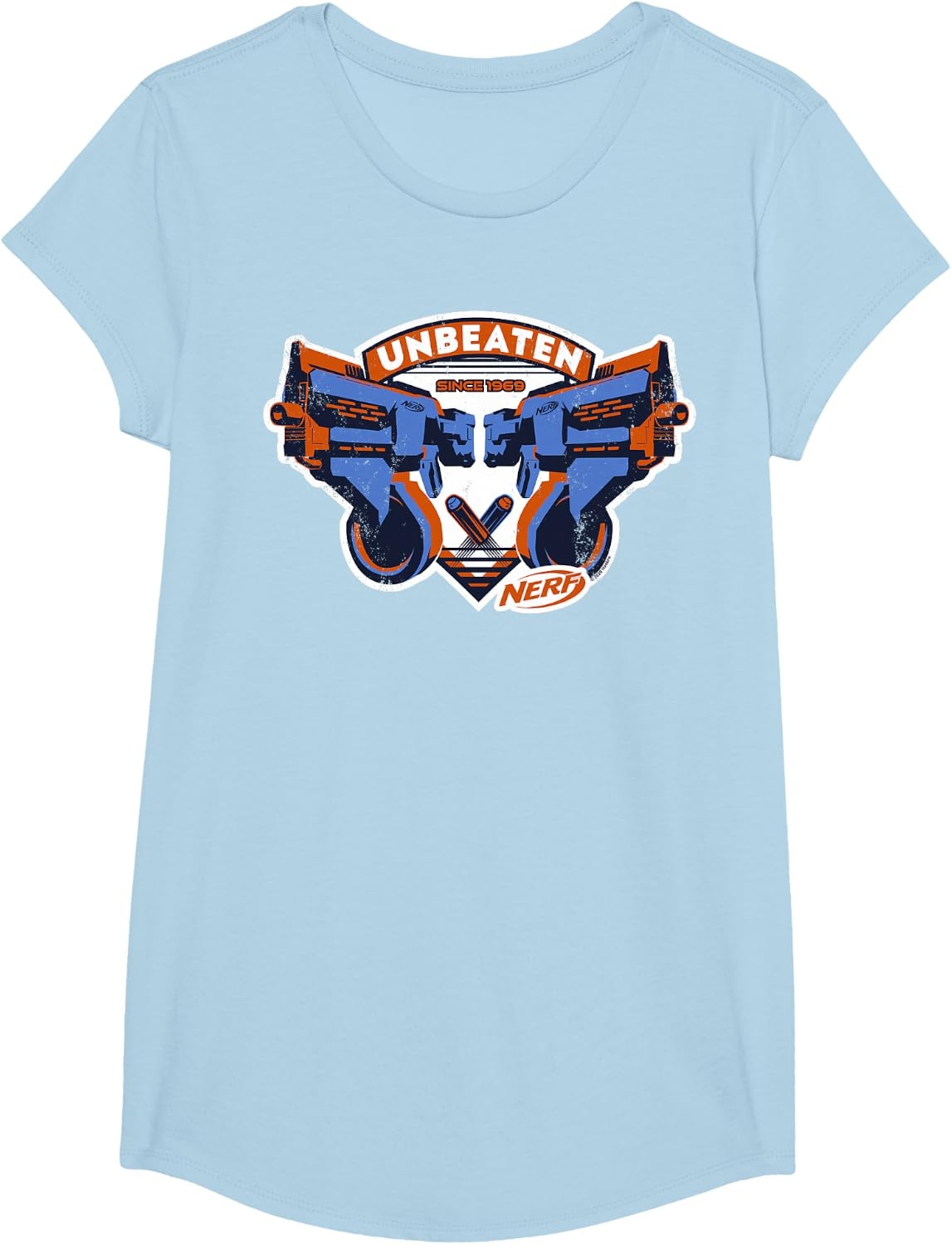 image:imageNerf Blasters Unbeaten Logo TShirtBaby Blue