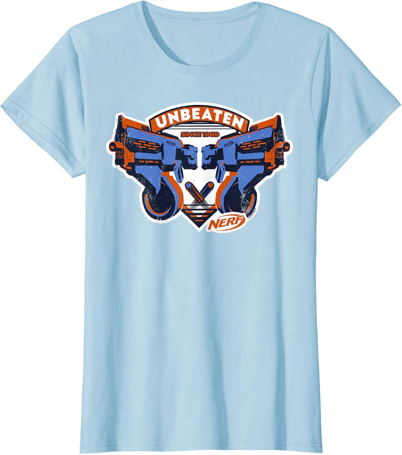 image:imageNerf Blasters Unbeaten Logo TShirtBaby Blue