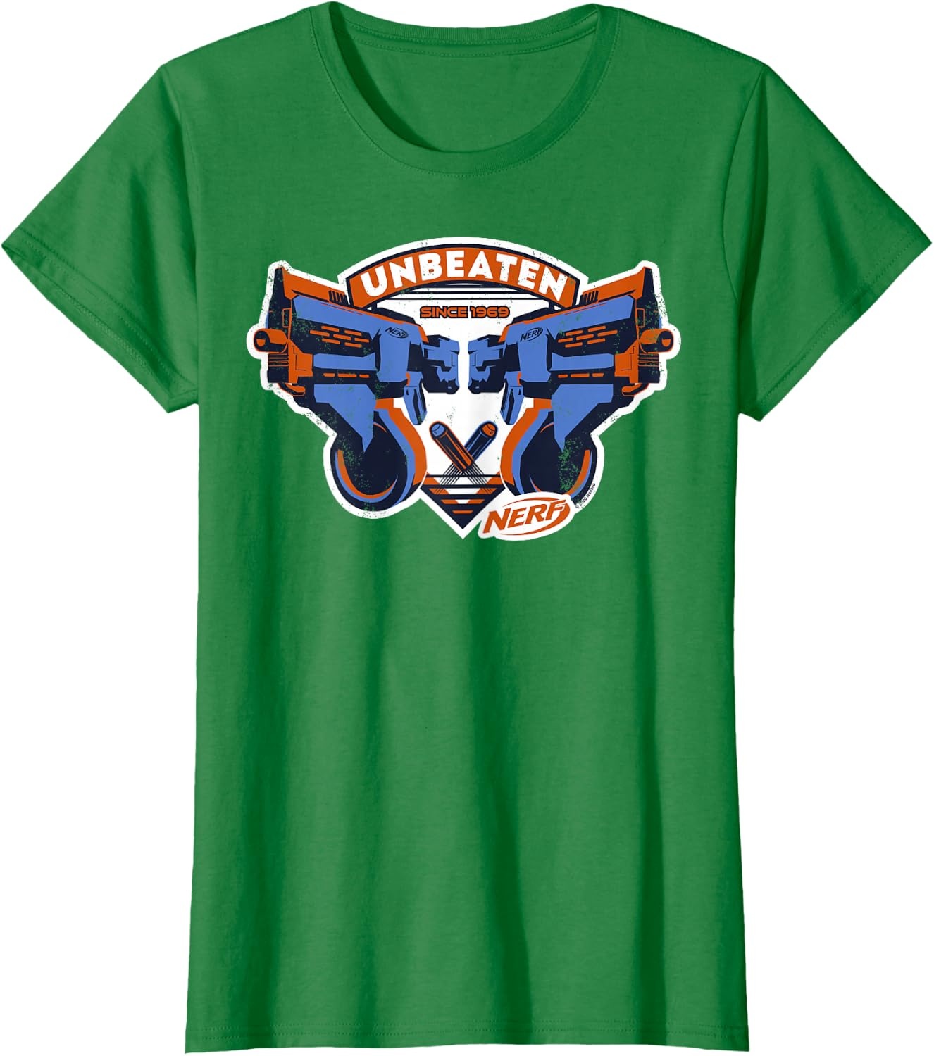 image:imageNerf Blasters Unbeaten Logo TShirtKelly Green