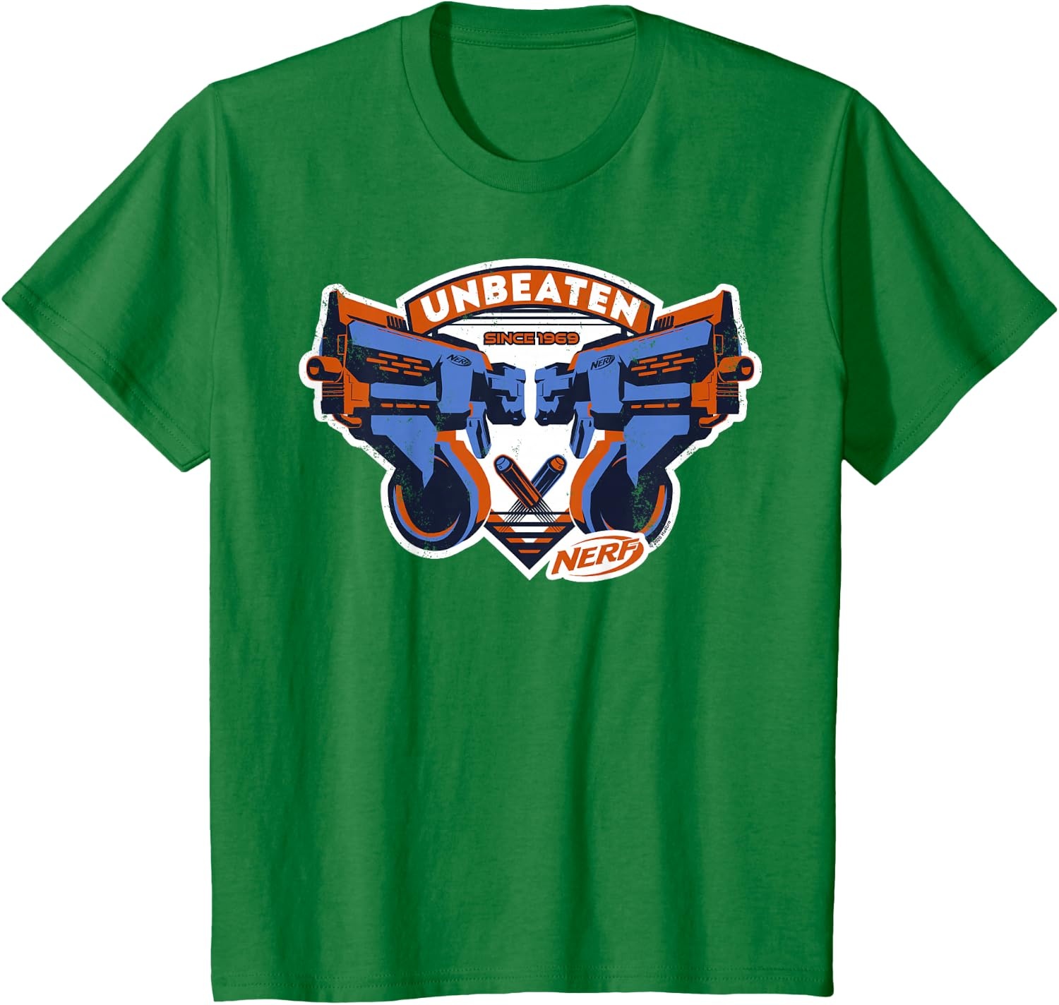 image:imageNerf Blasters Unbeaten Logo TShirtKelly Green