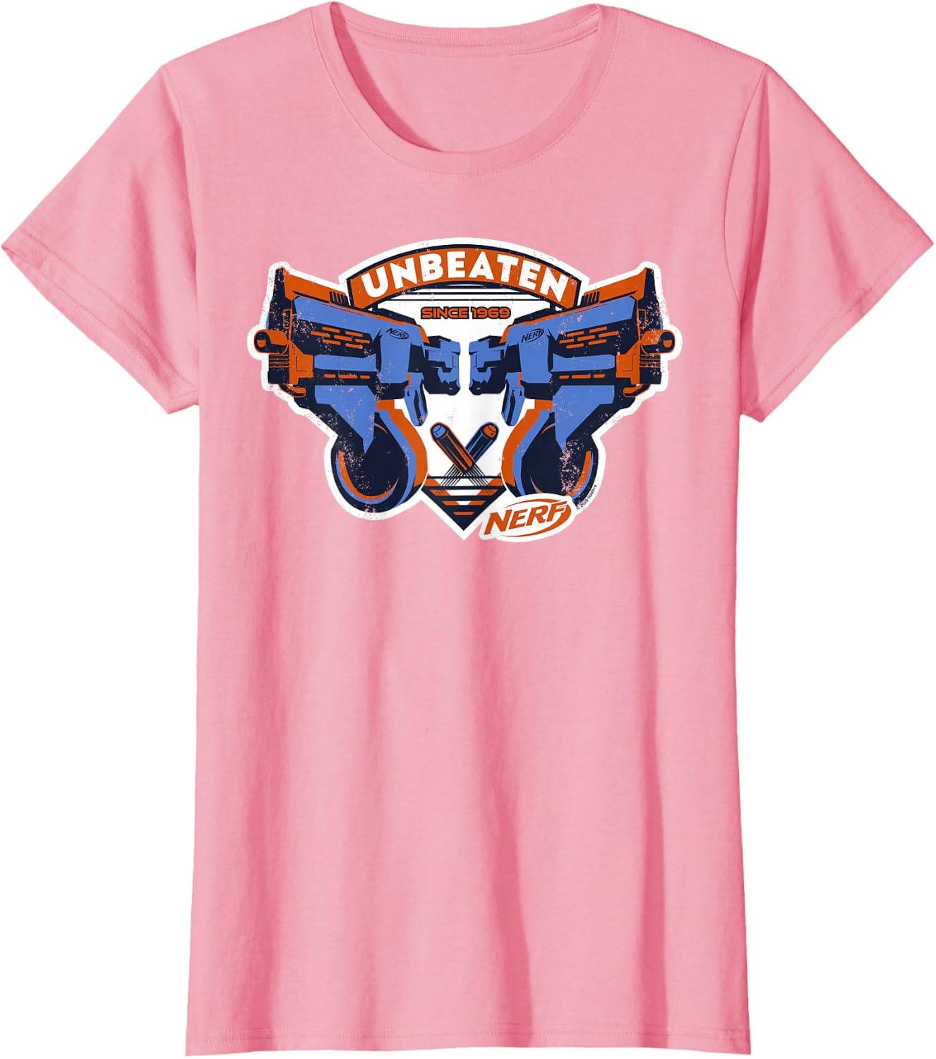 image:imageNerf Blasters Unbeaten Logo TShirtPink