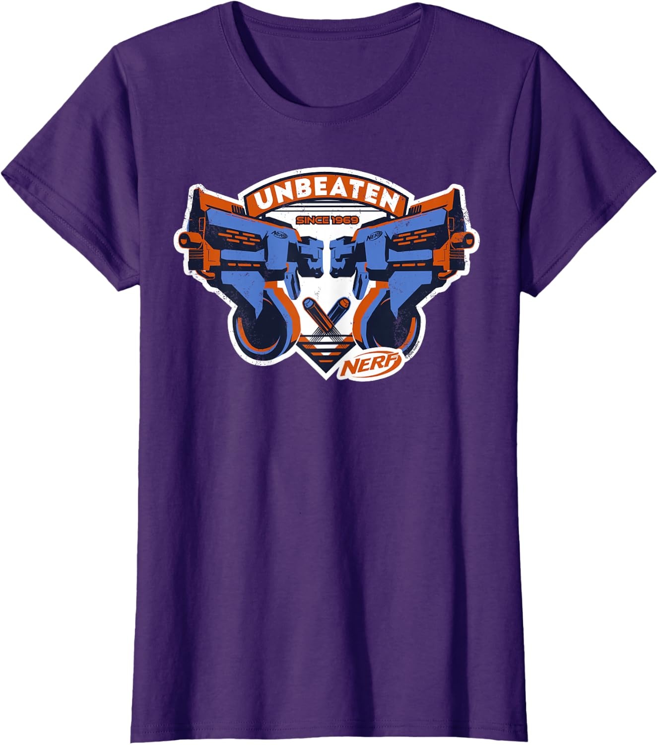 image:imageNerf Blasters Unbeaten Logo TShirtPurple