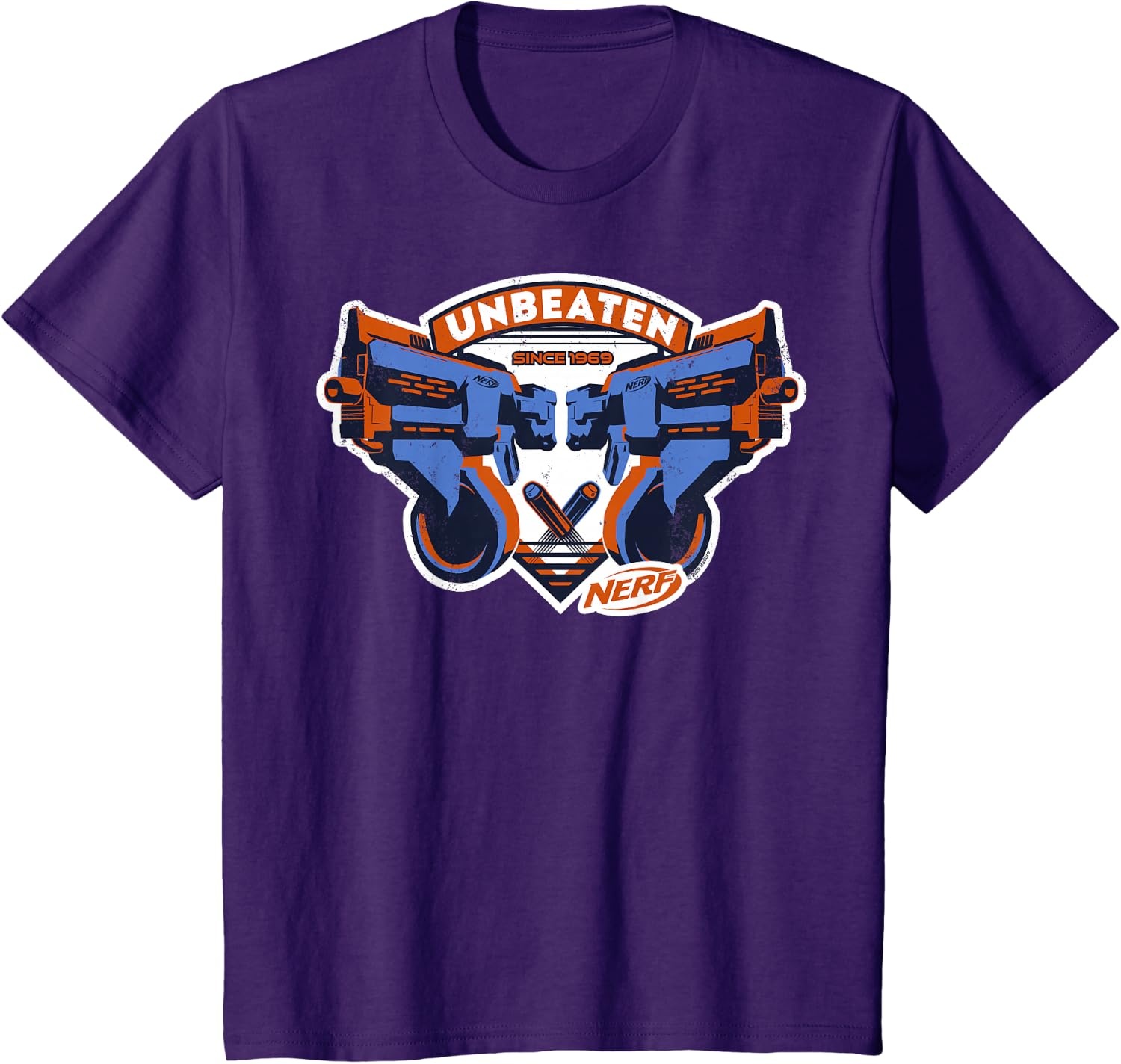 image:imageNerf Blasters Unbeaten Logo TShirtPurple