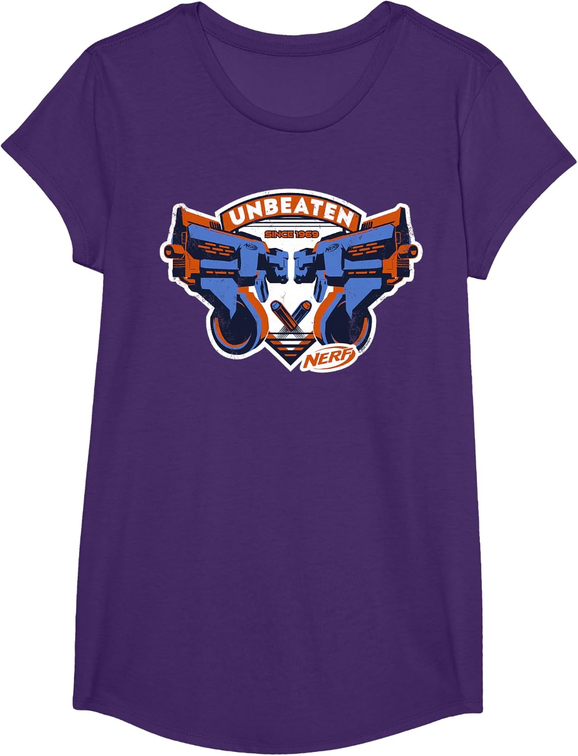 image:imageNerf Blasters Unbeaten Logo TShirtPurple
