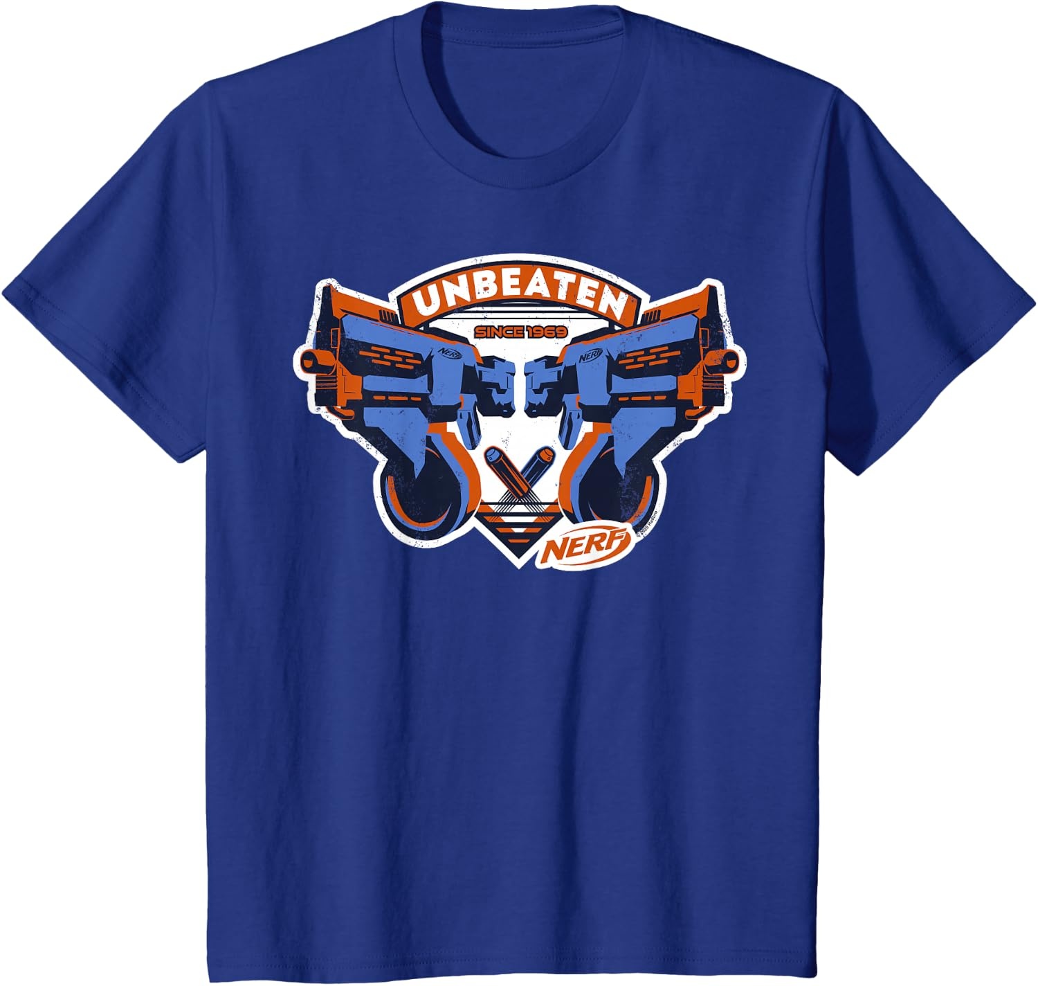 image:imageNerf Blasters Unbeaten Logo TShirtRoyal Blue