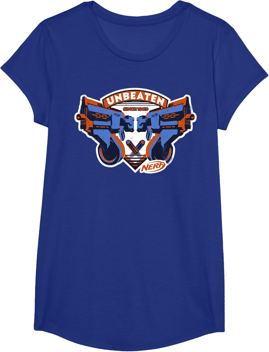 image:imageNerf Blasters Unbeaten Logo TShirtRoyal Blue