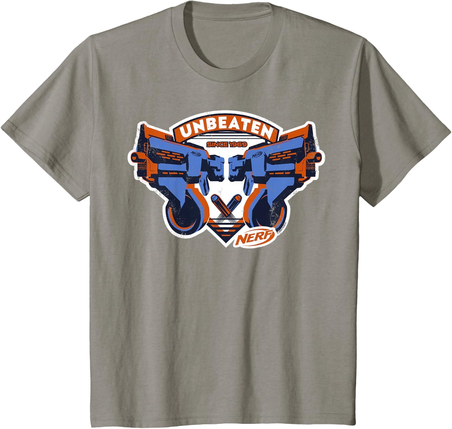 image:imageNerf Blasters Unbeaten Logo TShirtSlate Grey