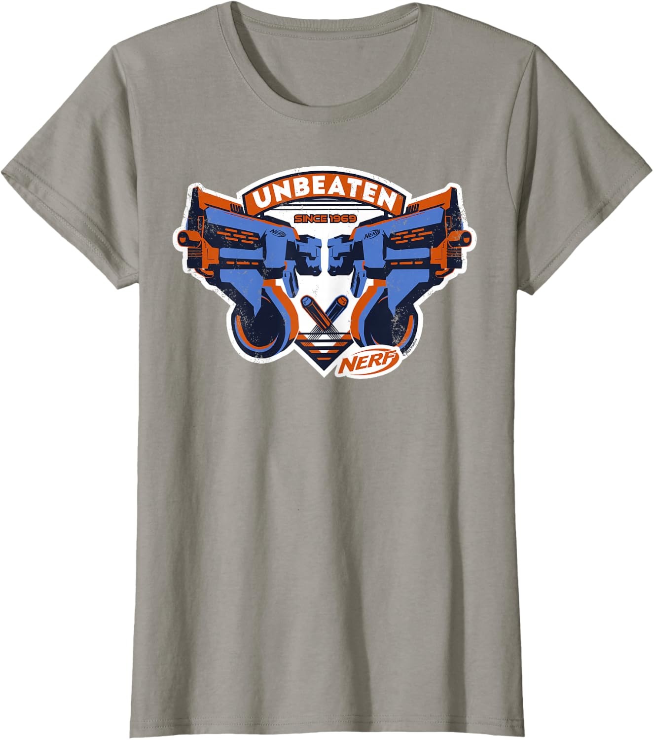 image:imageNerf Blasters Unbeaten Logo TShirtSlate Grey