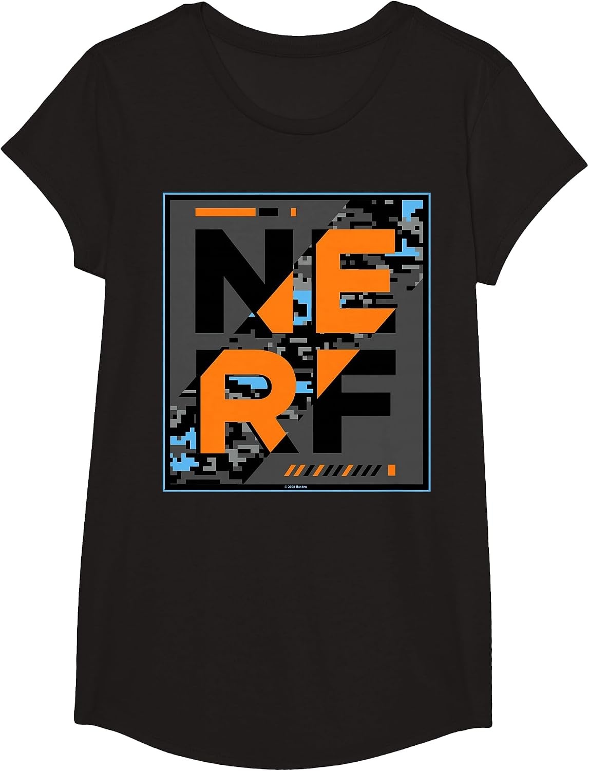 image:imageNerf Camouflage Glitch Poster TShirtBlack
