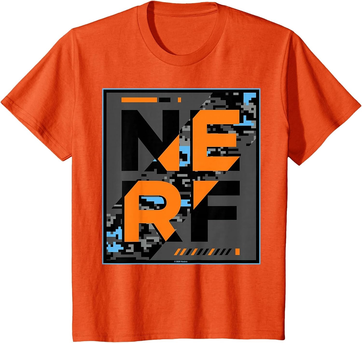 image:imageNerf Camouflage Glitch Poster TShirtOrange