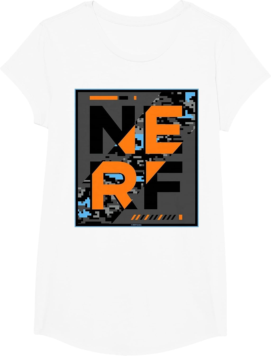 image:imageNerf Camouflage Glitch Poster TShirtWhite