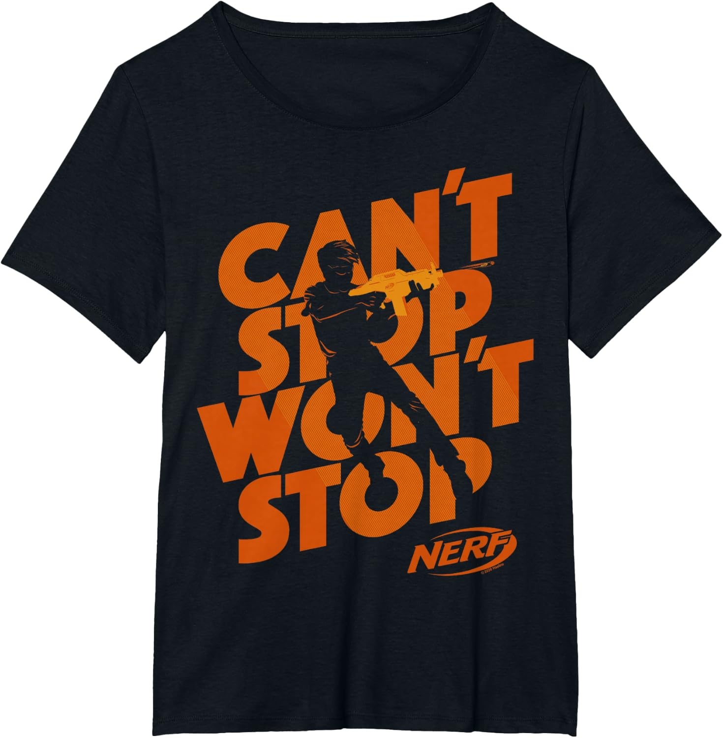 image:imageNerf Cant Stop Wont Stop Silhouette TShirtBlack