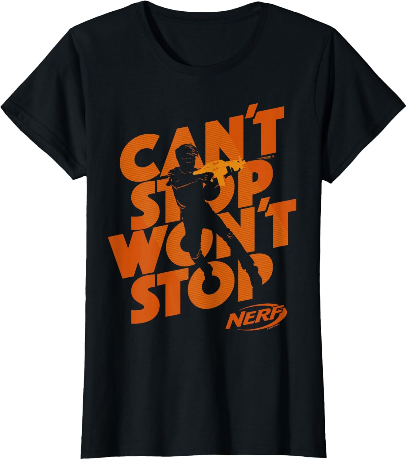 image:imageNerf Cant Stop Wont Stop Silhouette TShirtBlack