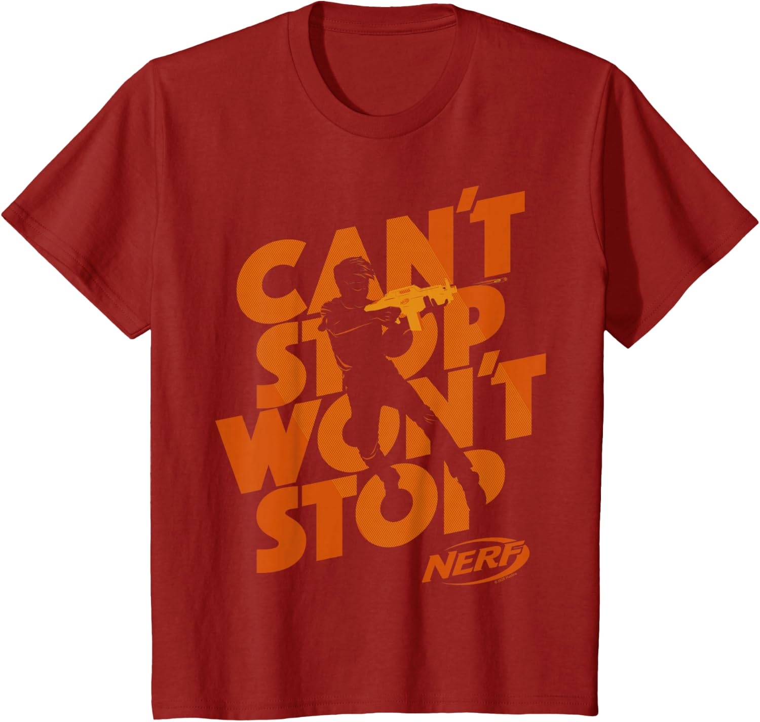 image:imageNerf Cant Stop Wont Stop Silhouette TShirtCranberry Red