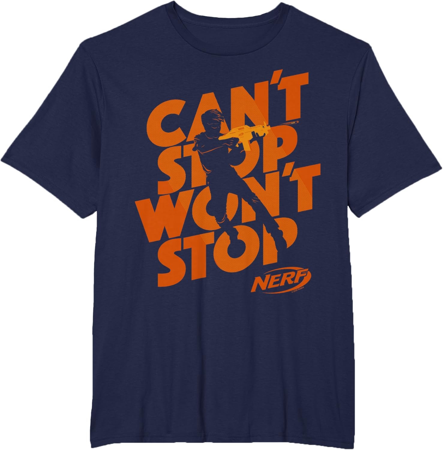 image:imageNerf Cant Stop Wont Stop Silhouette TShirtNavy Blue