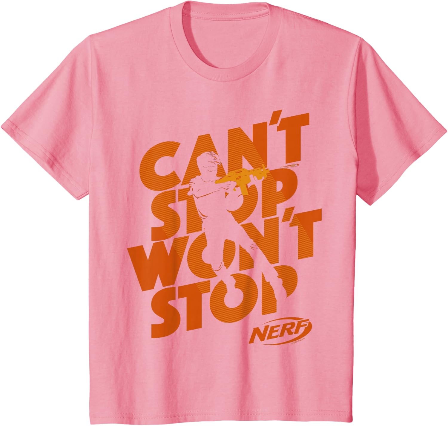 image:imageNerf Cant Stop Wont Stop Silhouette TShirtPink