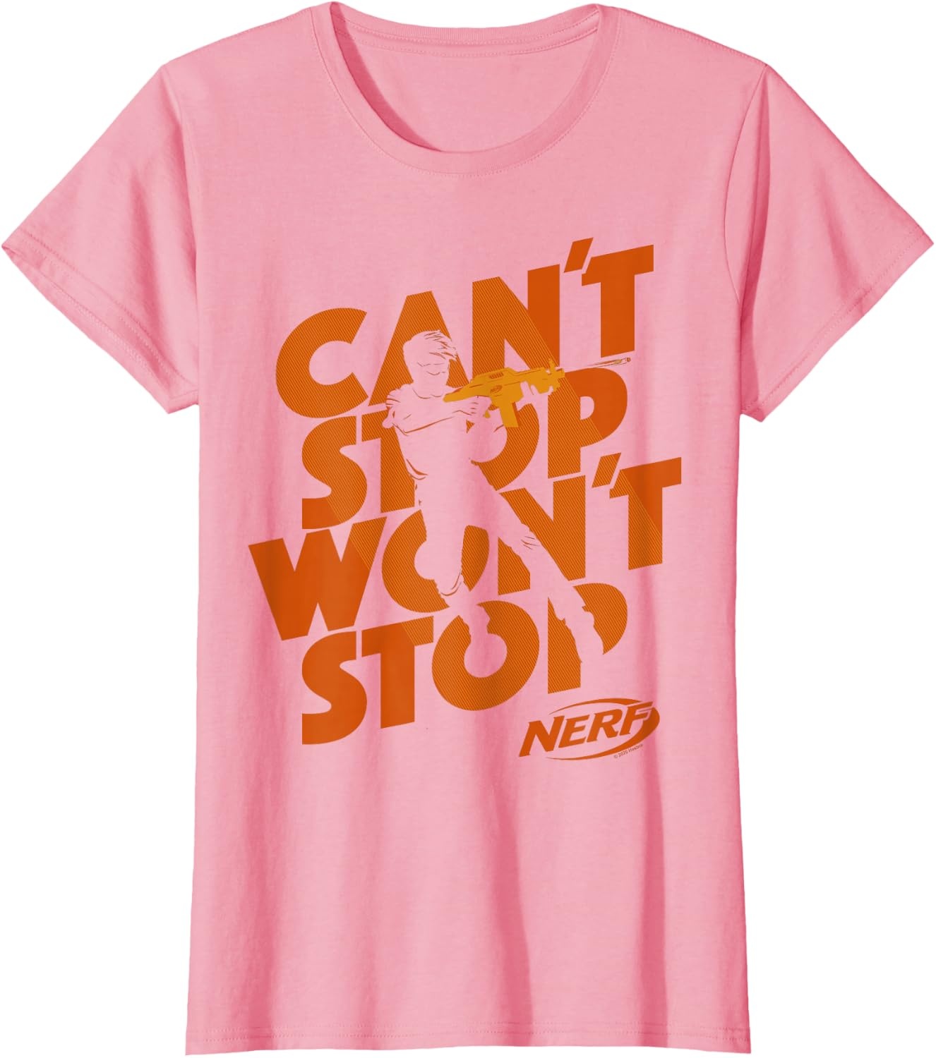 image:imageNerf Cant Stop Wont Stop Silhouette TShirtPink