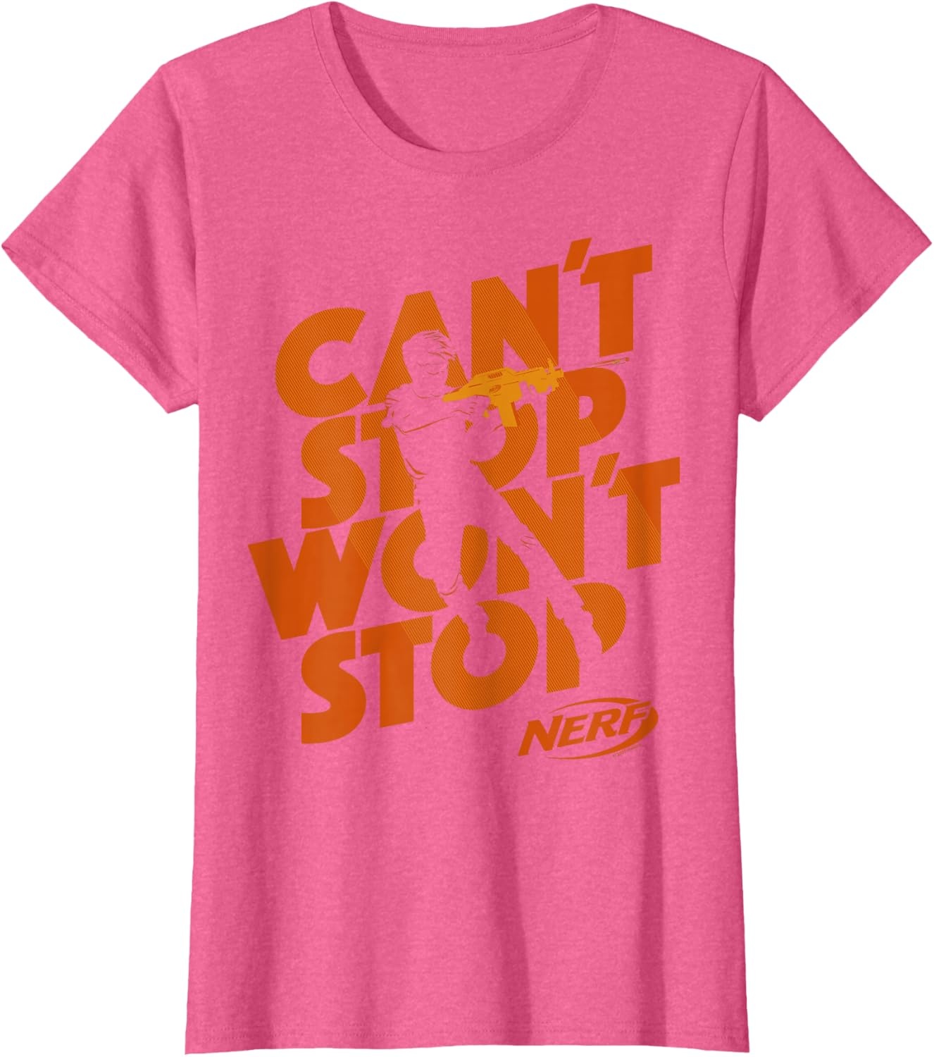 image:imageNerf Cant Stop Wont Stop Silhouette TShirtPink Heather