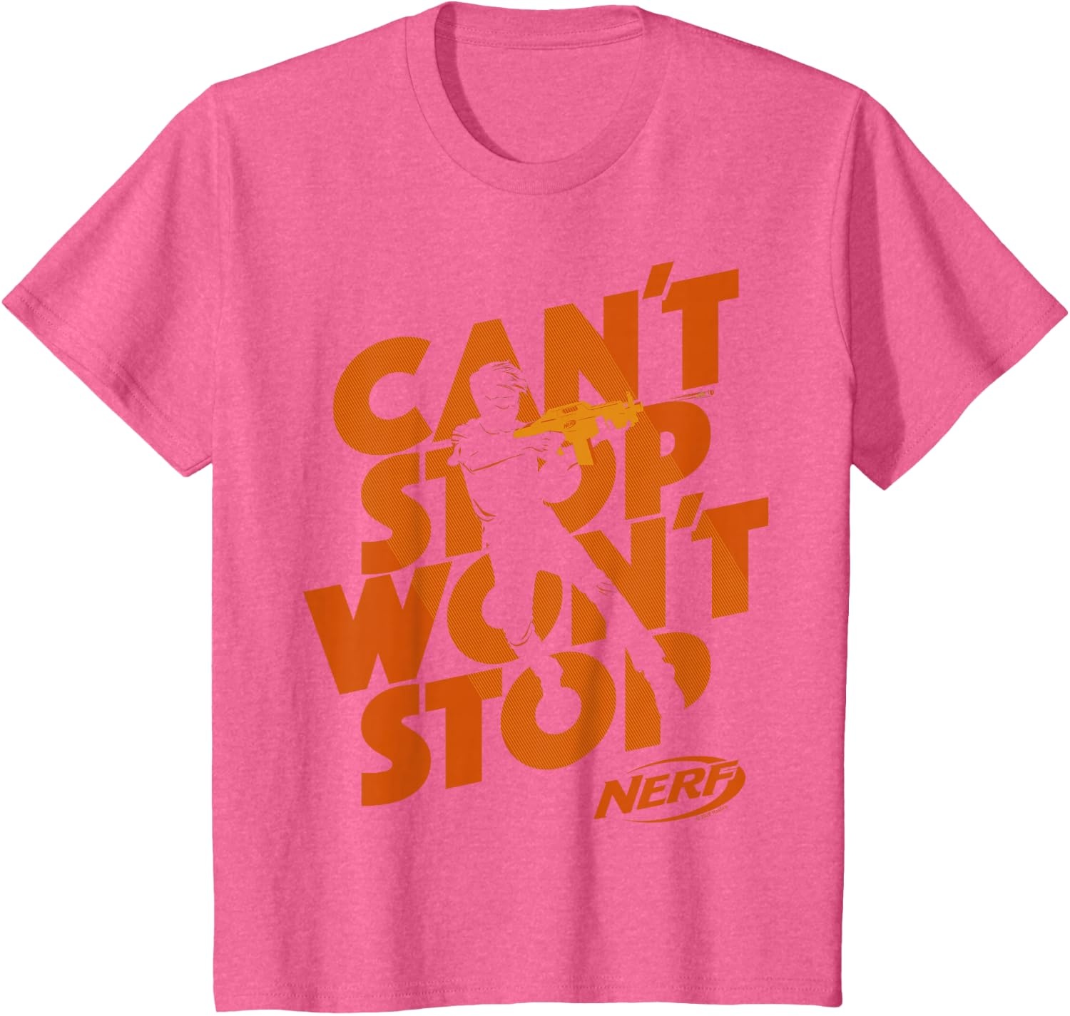 image:imageNerf Cant Stop Wont Stop Silhouette TShirtPink Heather
