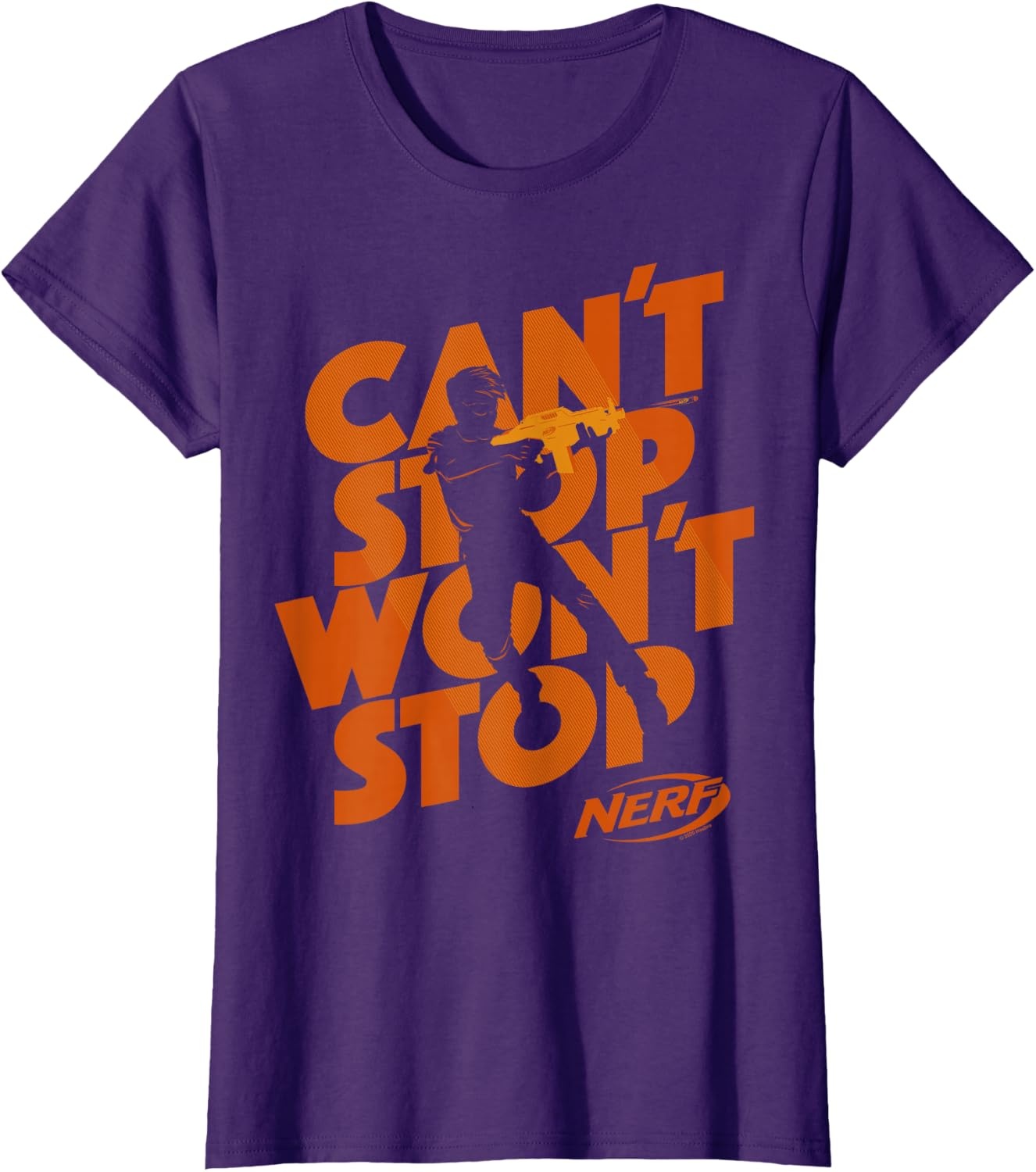 image:imageNerf Cant Stop Wont Stop Silhouette TShirtPurple