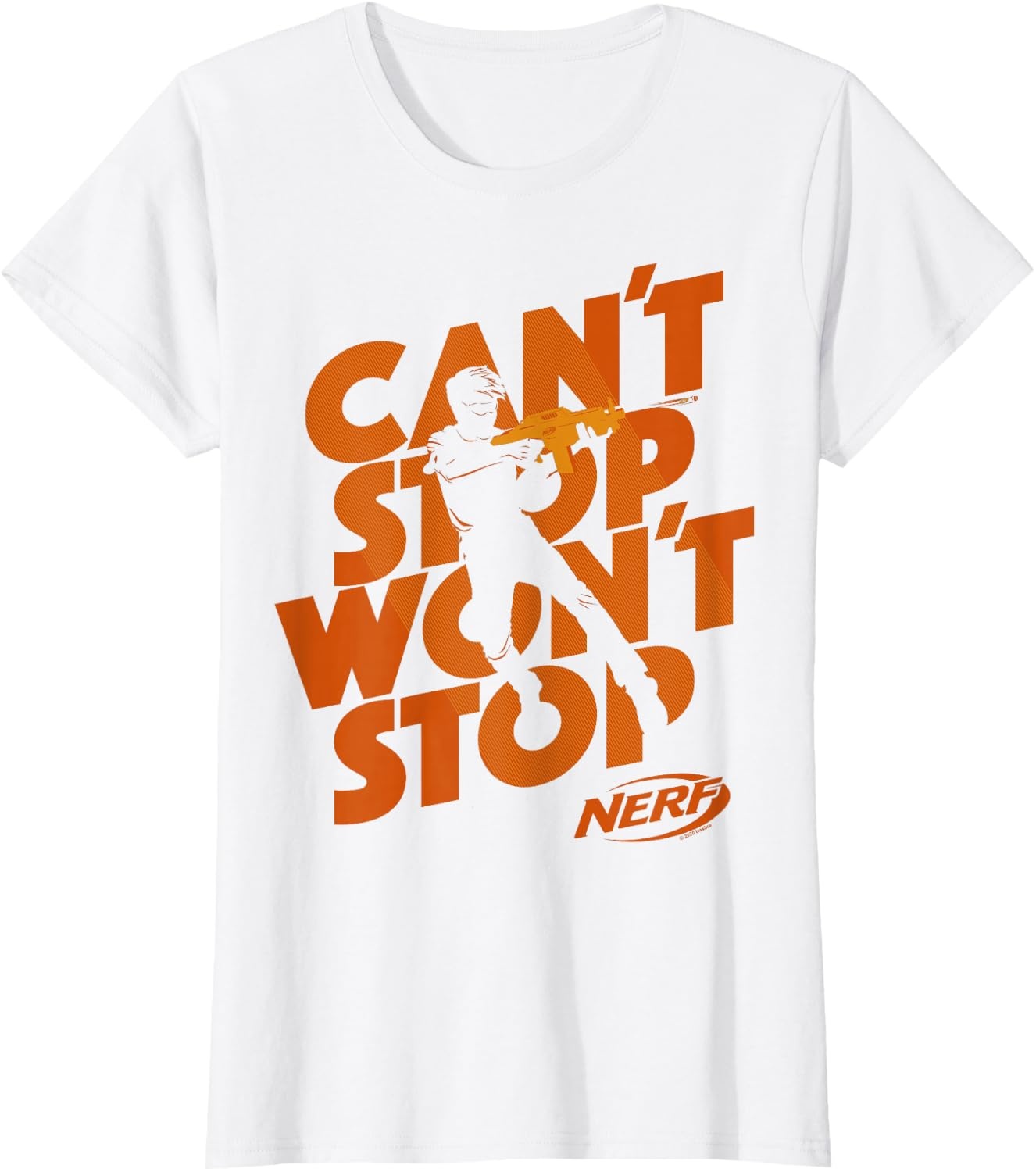 image:imageNerf Cant Stop Wont Stop Silhouette TShirtWhite