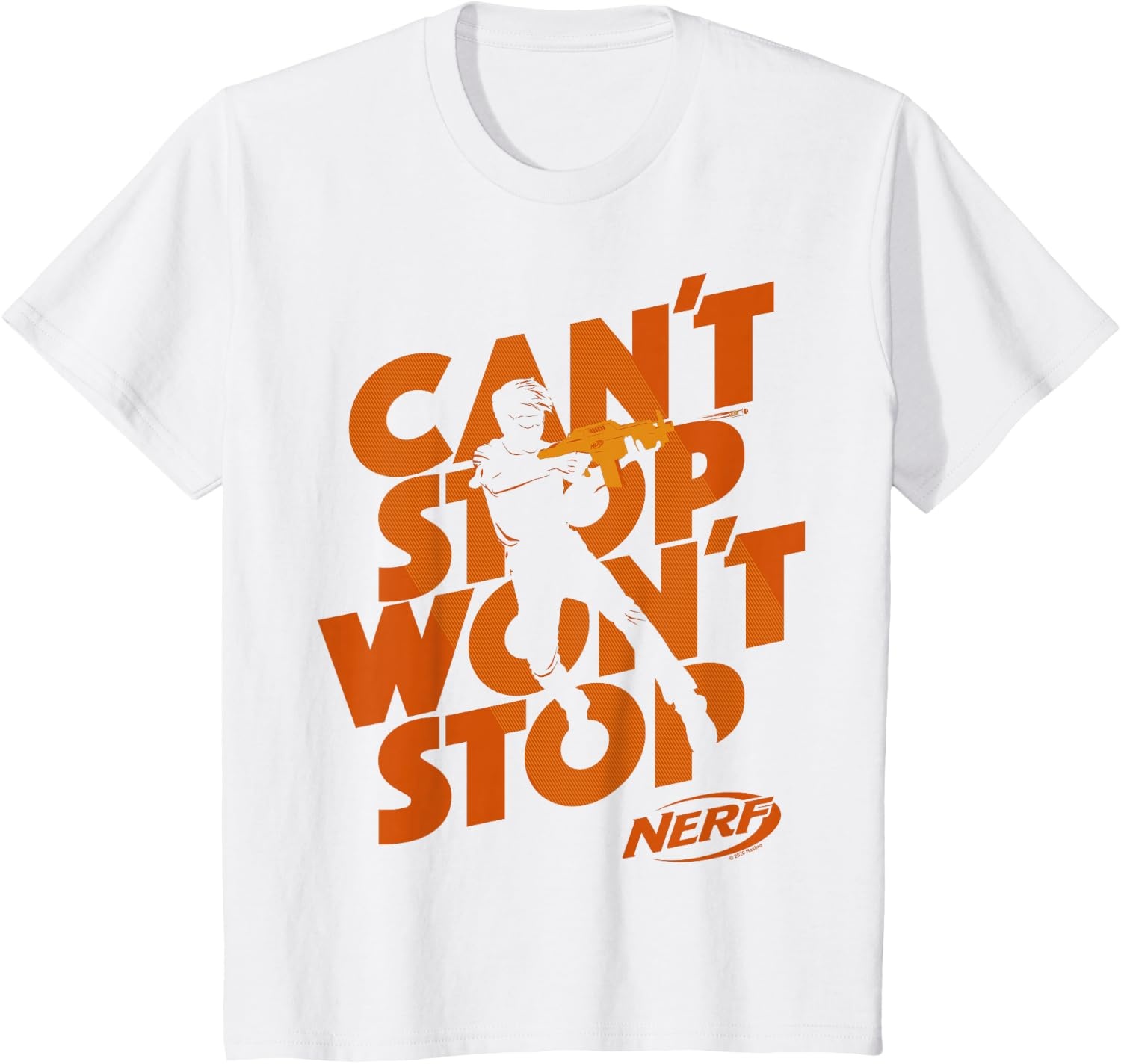 image:imageNerf Cant Stop Wont Stop Silhouette TShirtWhite