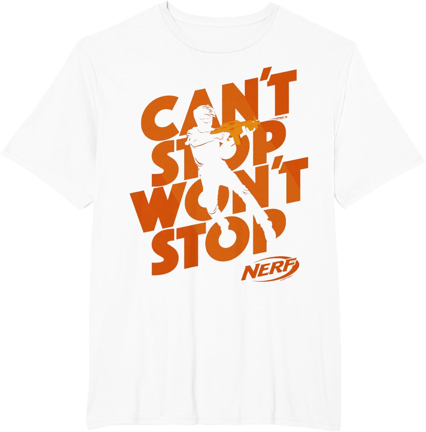 image:imageNerf Cant Stop Wont Stop Silhouette TShirtWhite