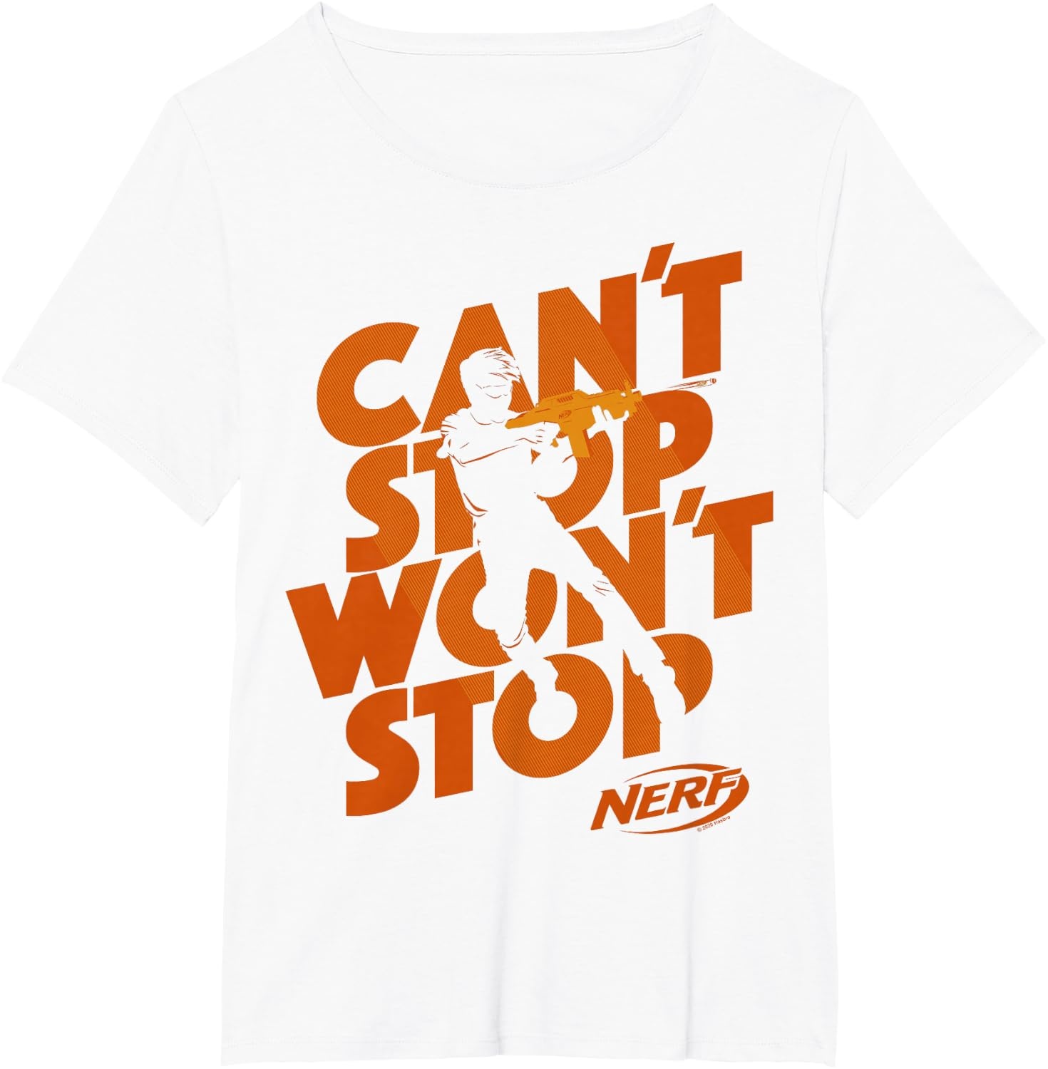image:imageNerf Cant Stop Wont Stop Silhouette TShirtWhite