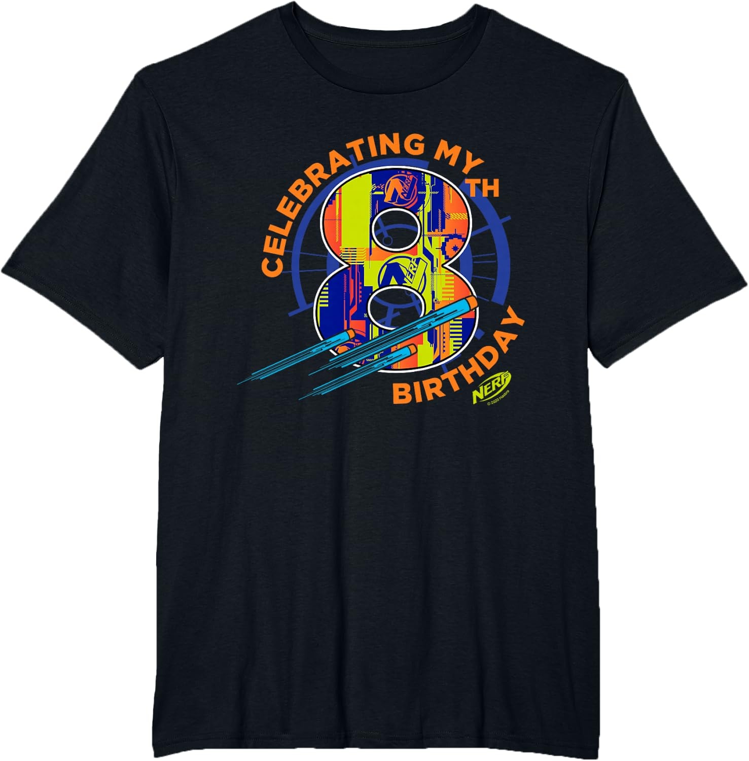 image:imageNerf Celebrating My 8th Birthday TShirtBlack