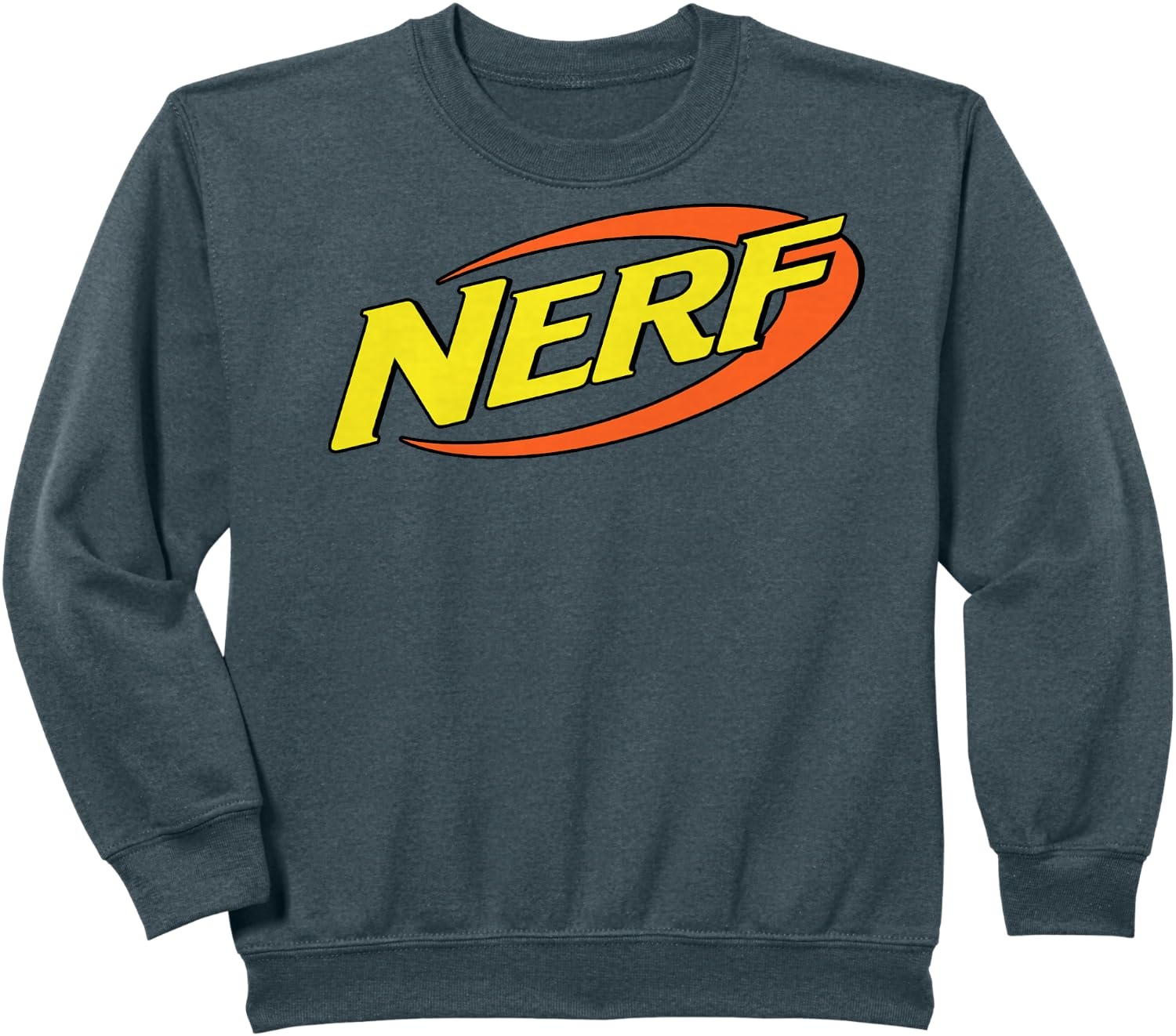 image:imageNerf Classic Retro Color Logo SweatshirtDark Heather Grey