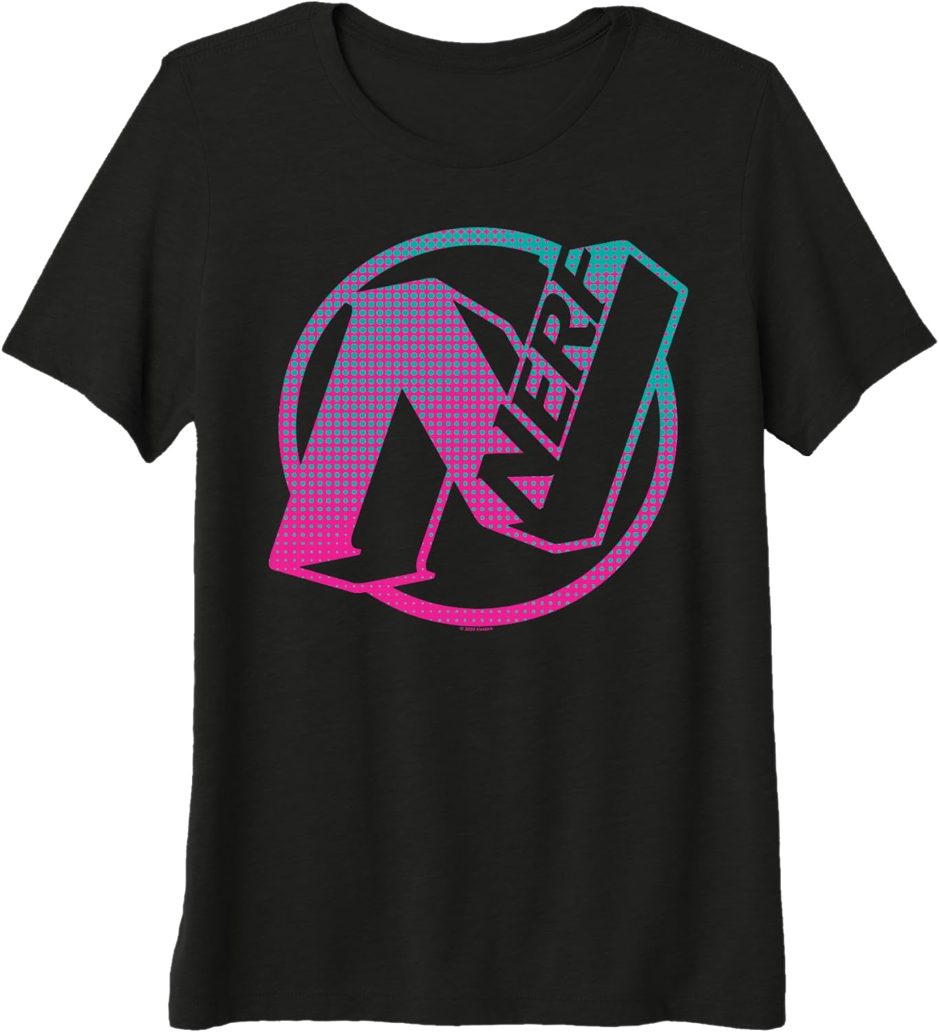 image:imageNerf N Gradient Comic Style Logo Premium Triblend TShirtBlack