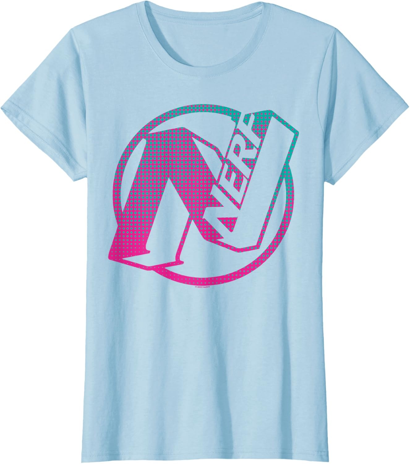 image:imageNerf N Gradient Comic Style Logo TShirtBaby Blue