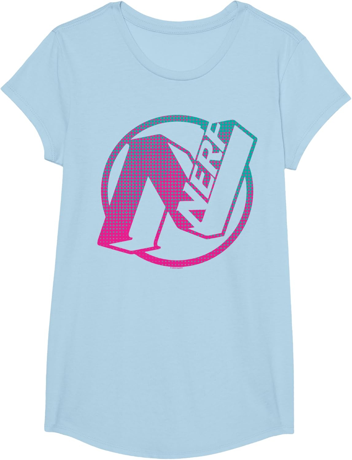 image:imageNerf N Gradient Comic Style Logo TShirtBaby Blue
