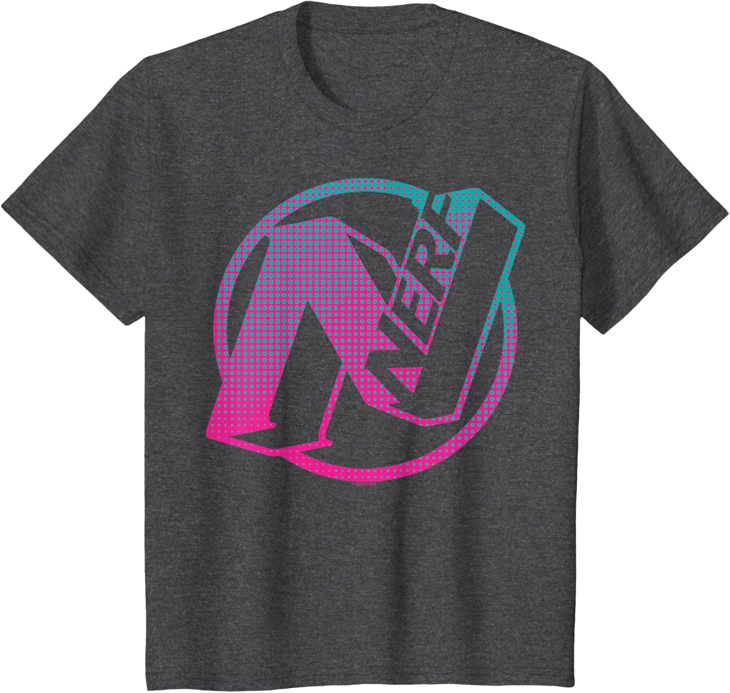 image:imageNerf N Gradient Comic Style Logo TShirtDark Heather Grey