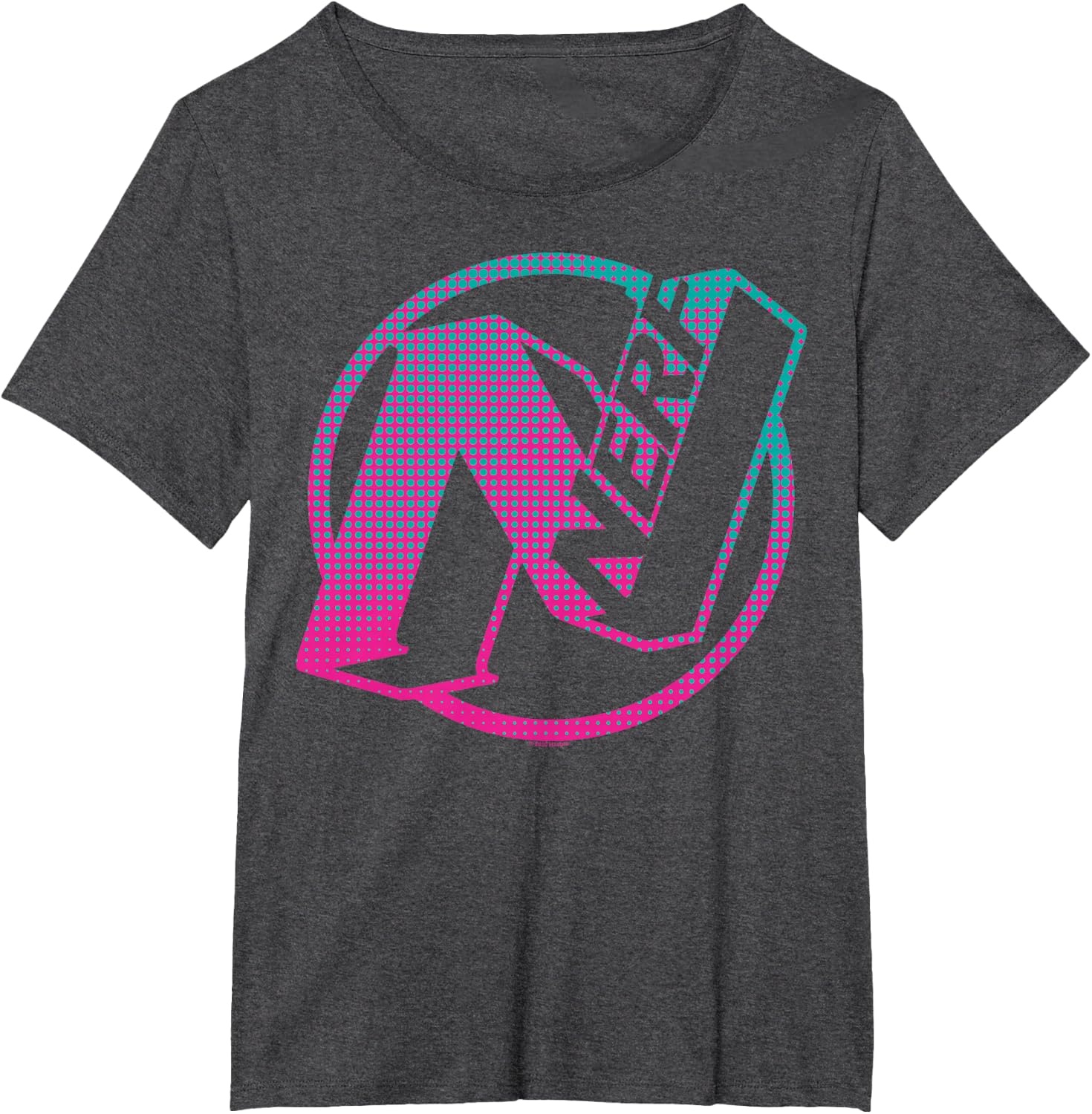 image:imageNerf N Gradient Comic Style Logo TShirtDark Heather Grey
