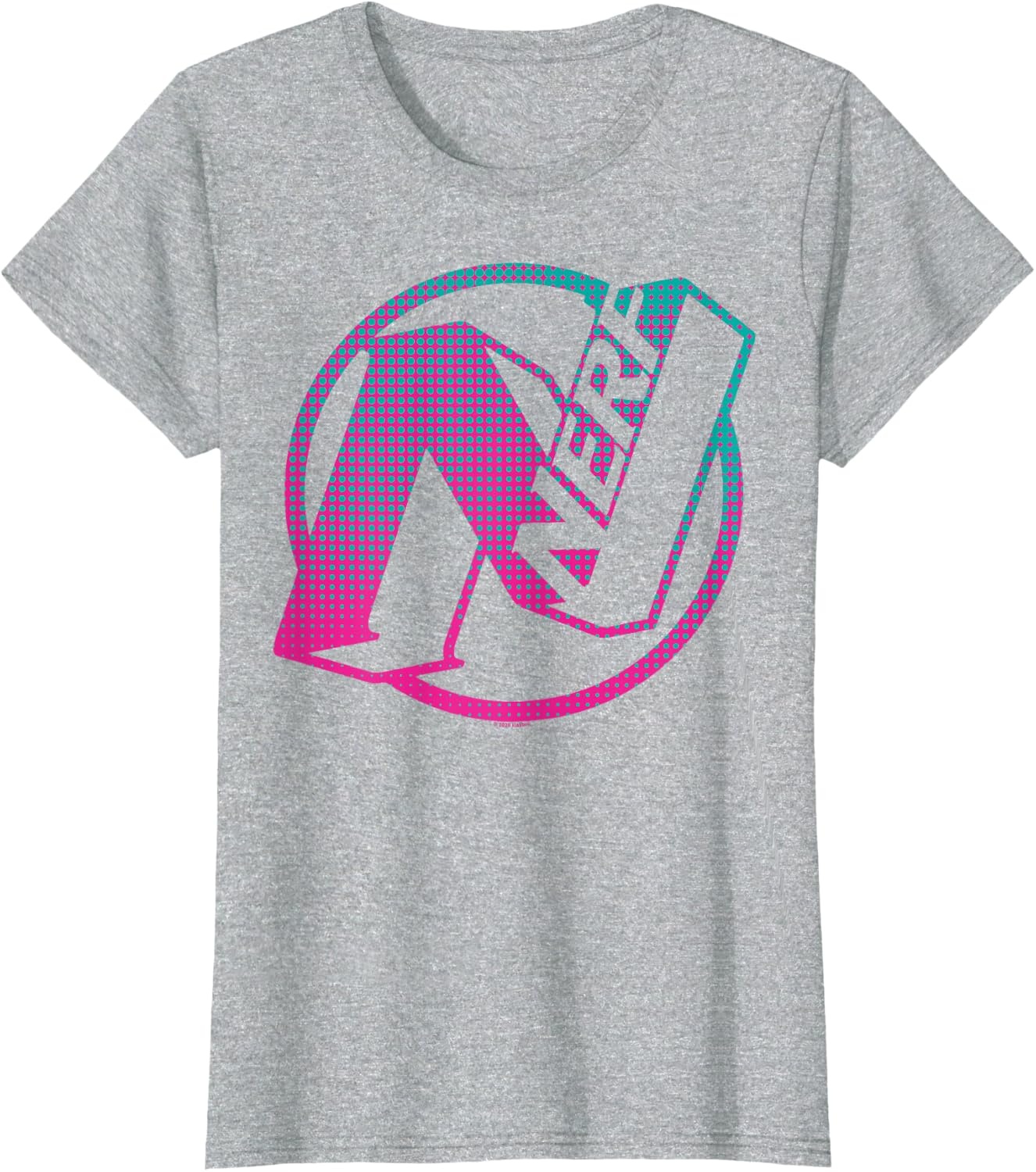 image:imageNerf N Gradient Comic Style Logo TShirtHeather Grey