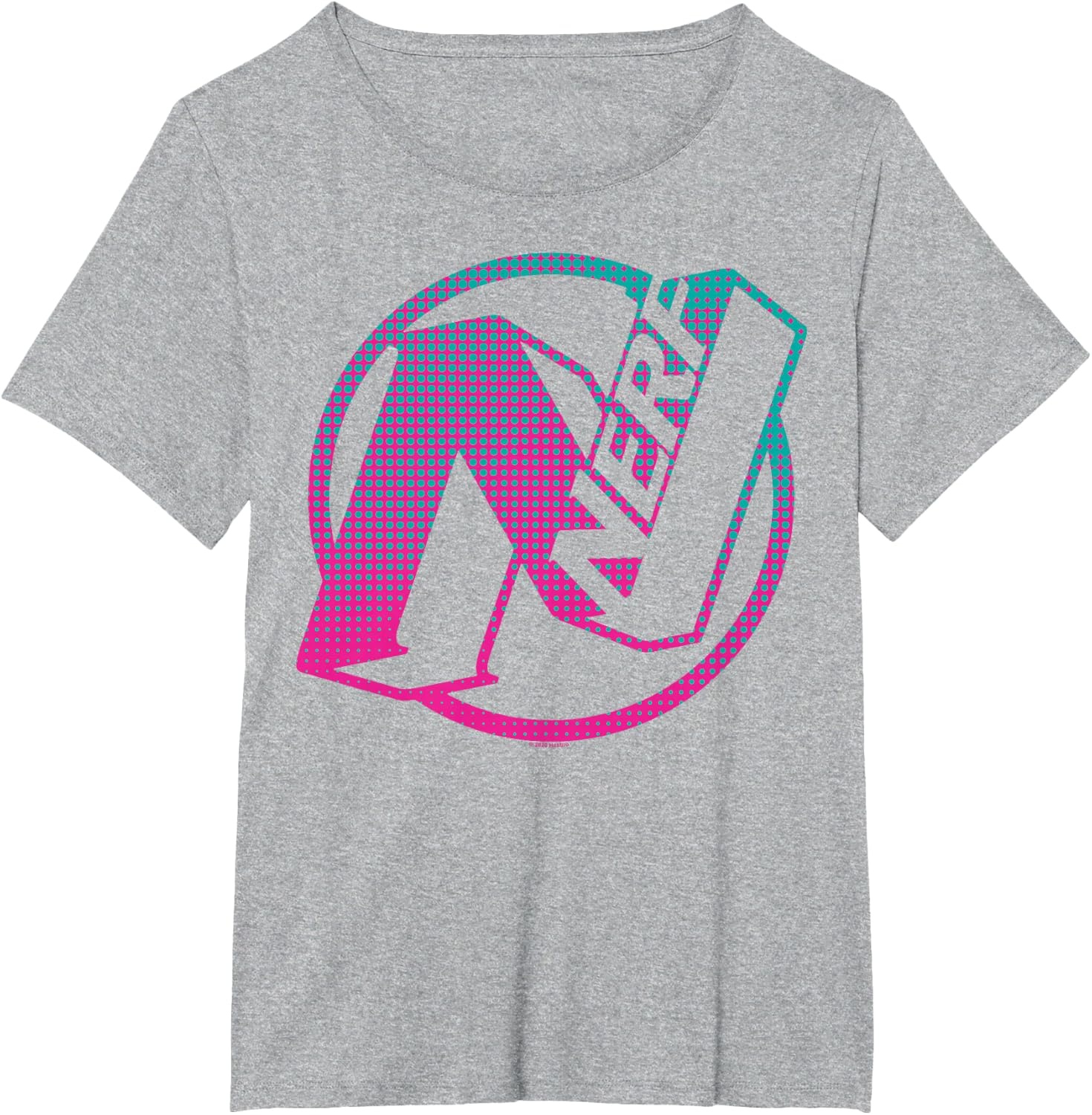 image:imageNerf N Gradient Comic Style Logo TShirtHeather Grey