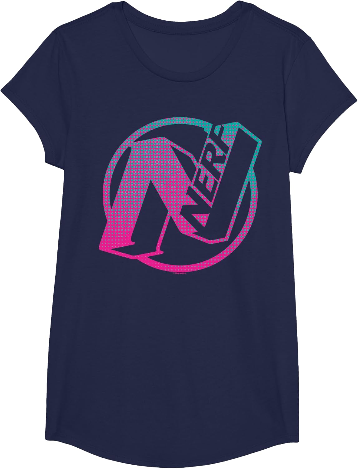 image:imageNerf N Gradient Comic Style Logo TShirtNavy Blue
