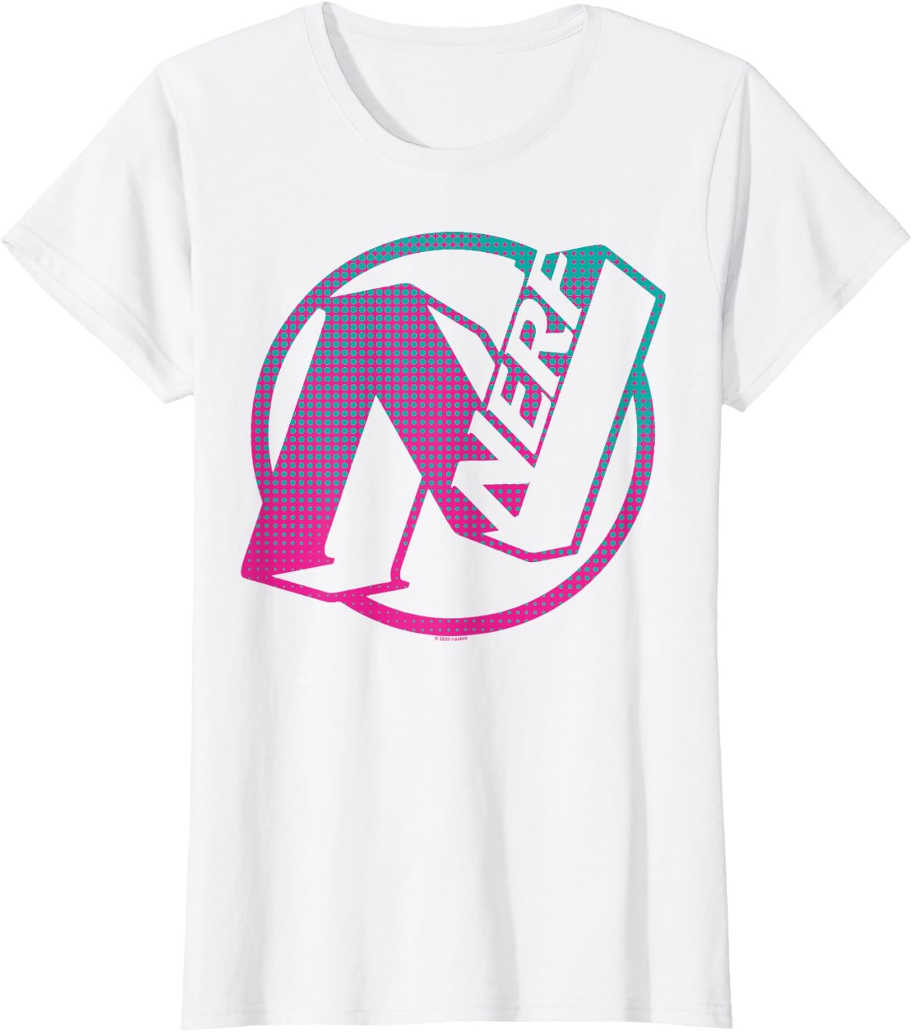 image:imageNerf N Gradient Comic Style Logo TShirtWhite
