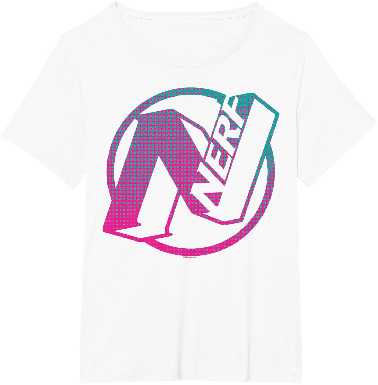 image:imageNerf N Gradient Comic Style Logo TShirtWhite