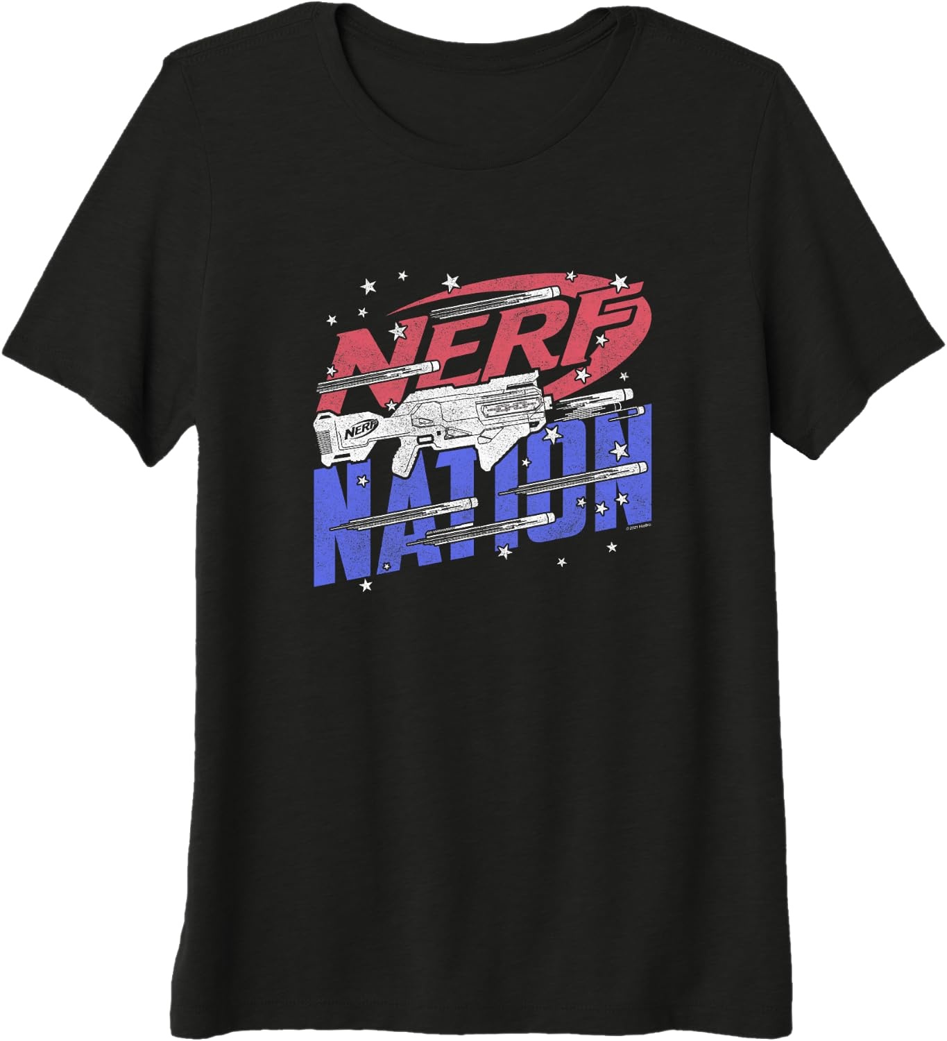 image:imageNerf Nation Americana Blaster Premium TriBlend TShirtBlack