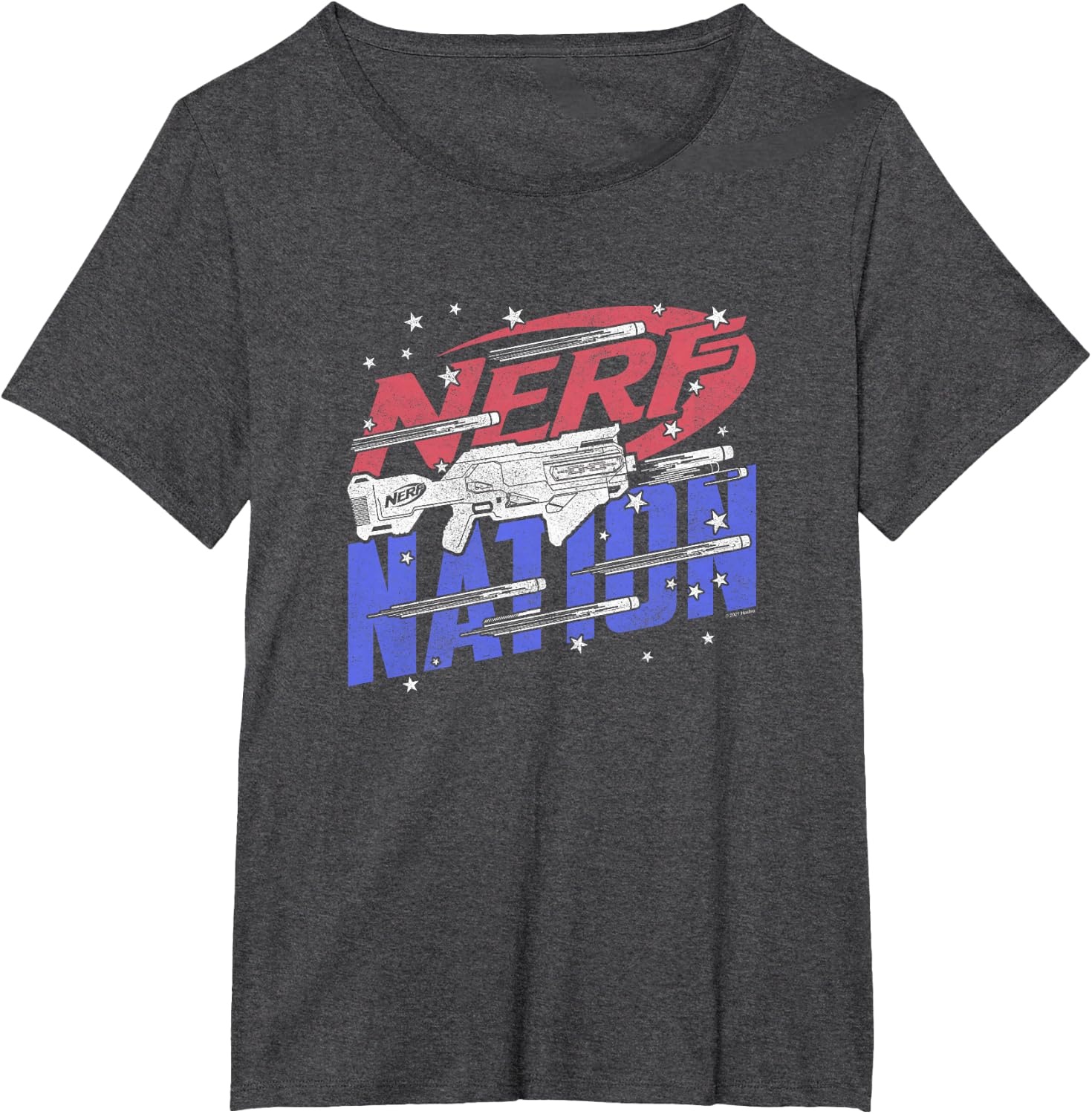 image:imageNerf Nation Americana Blaster TShirtDark Heather Grey