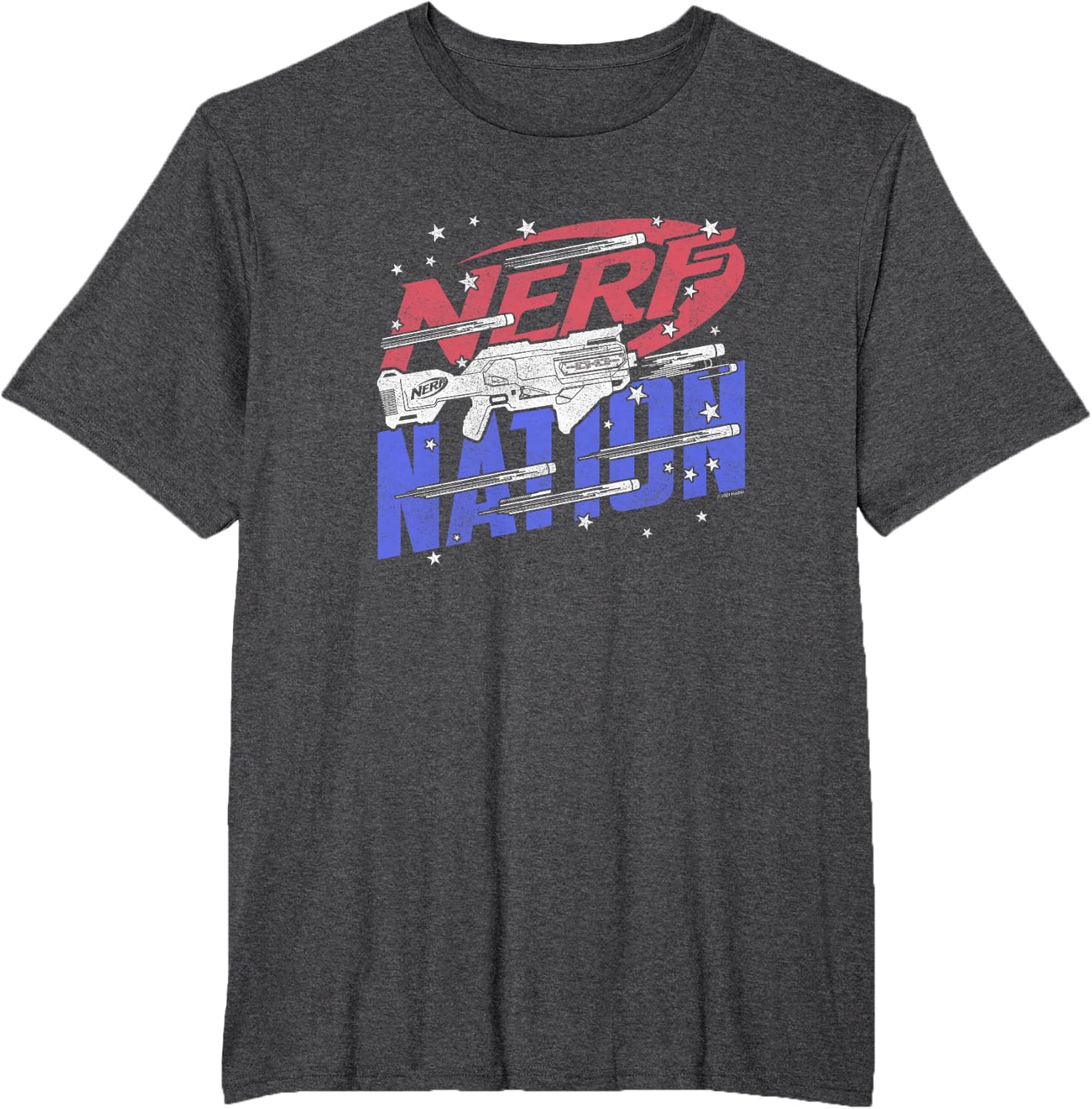 image:imageNerf Nation Americana Blaster TShirtDark Heather Grey