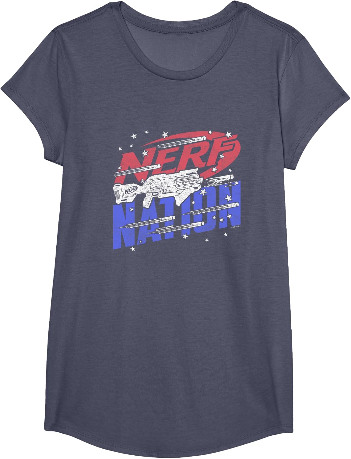 image:imageNerf Nation Americana Blaster TShirtHeather Blue