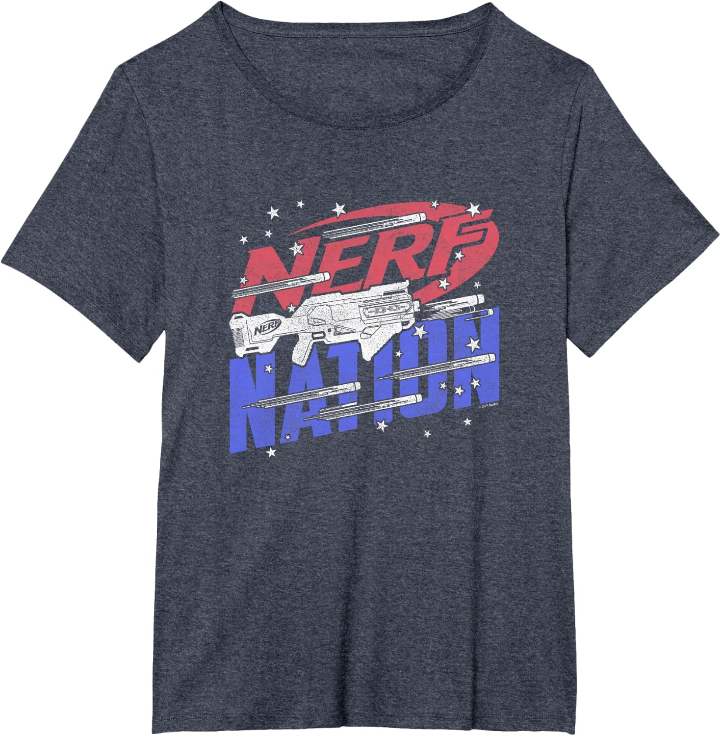 image:imageNerf Nation Americana Blaster TShirtHeather Blue