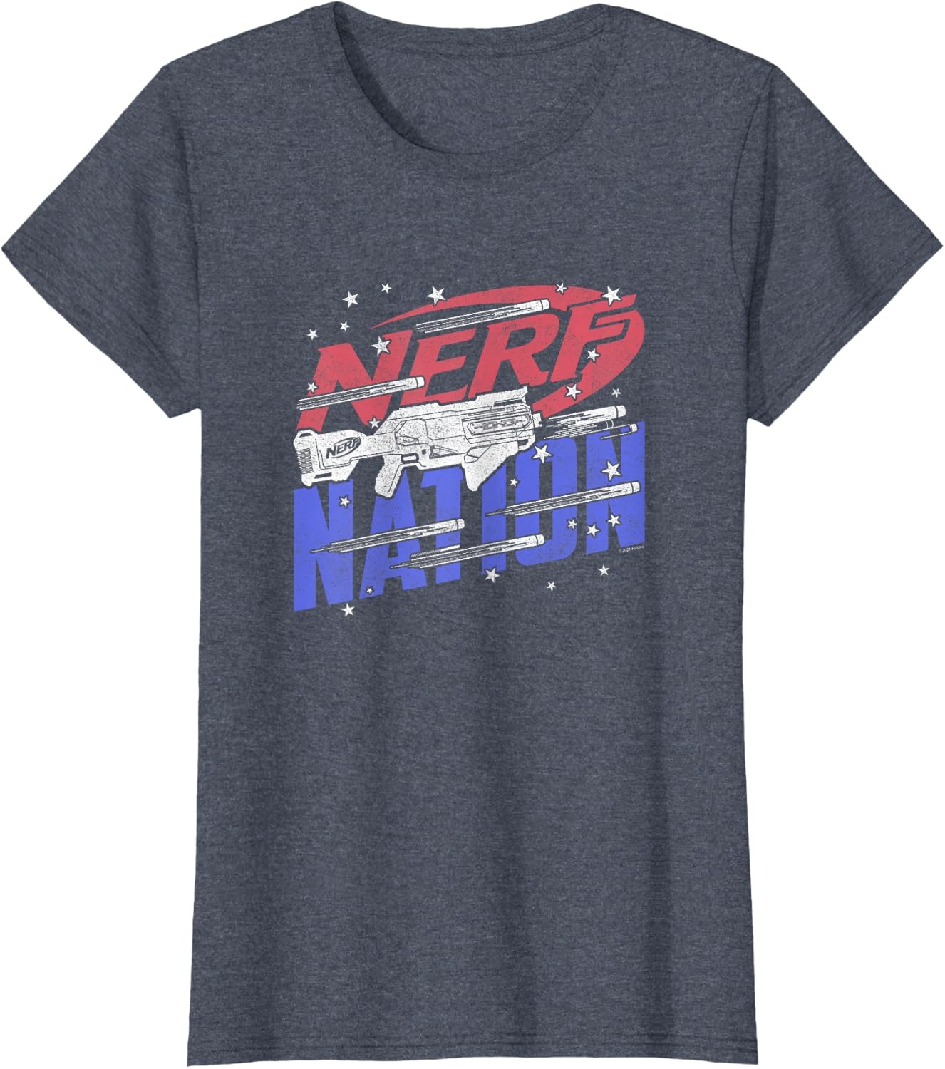 image:imageNerf Nation Americana Blaster TShirtHeather Blue