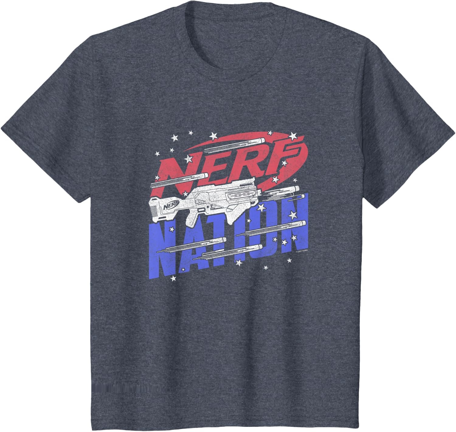 image:imageNerf Nation Americana Blaster TShirtHeather Blue